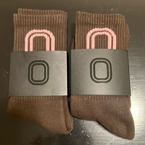 Overtime socks, brown two pairs